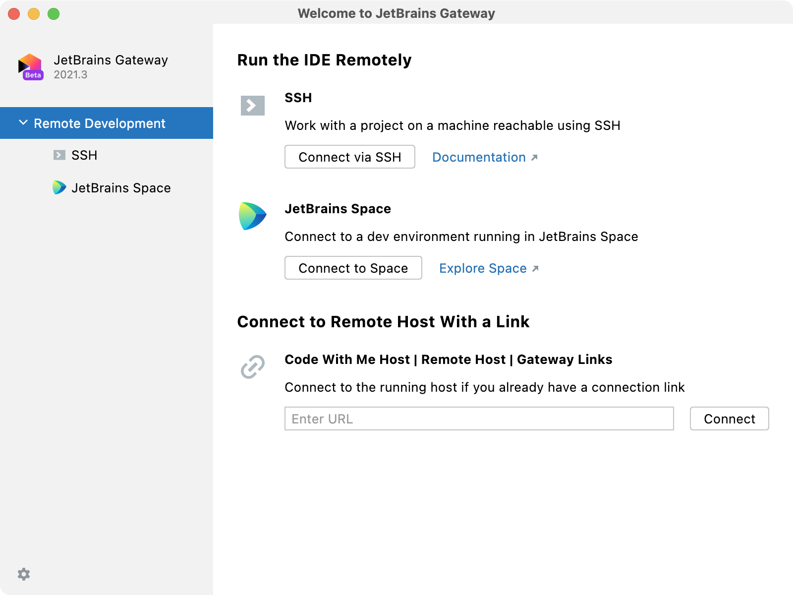 JetBrains Gateway