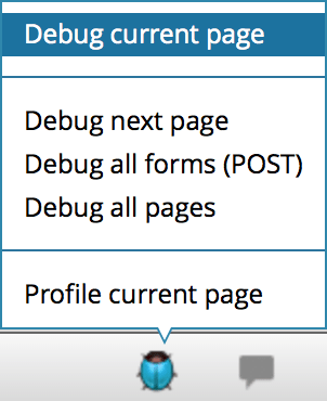 Debug Current Page