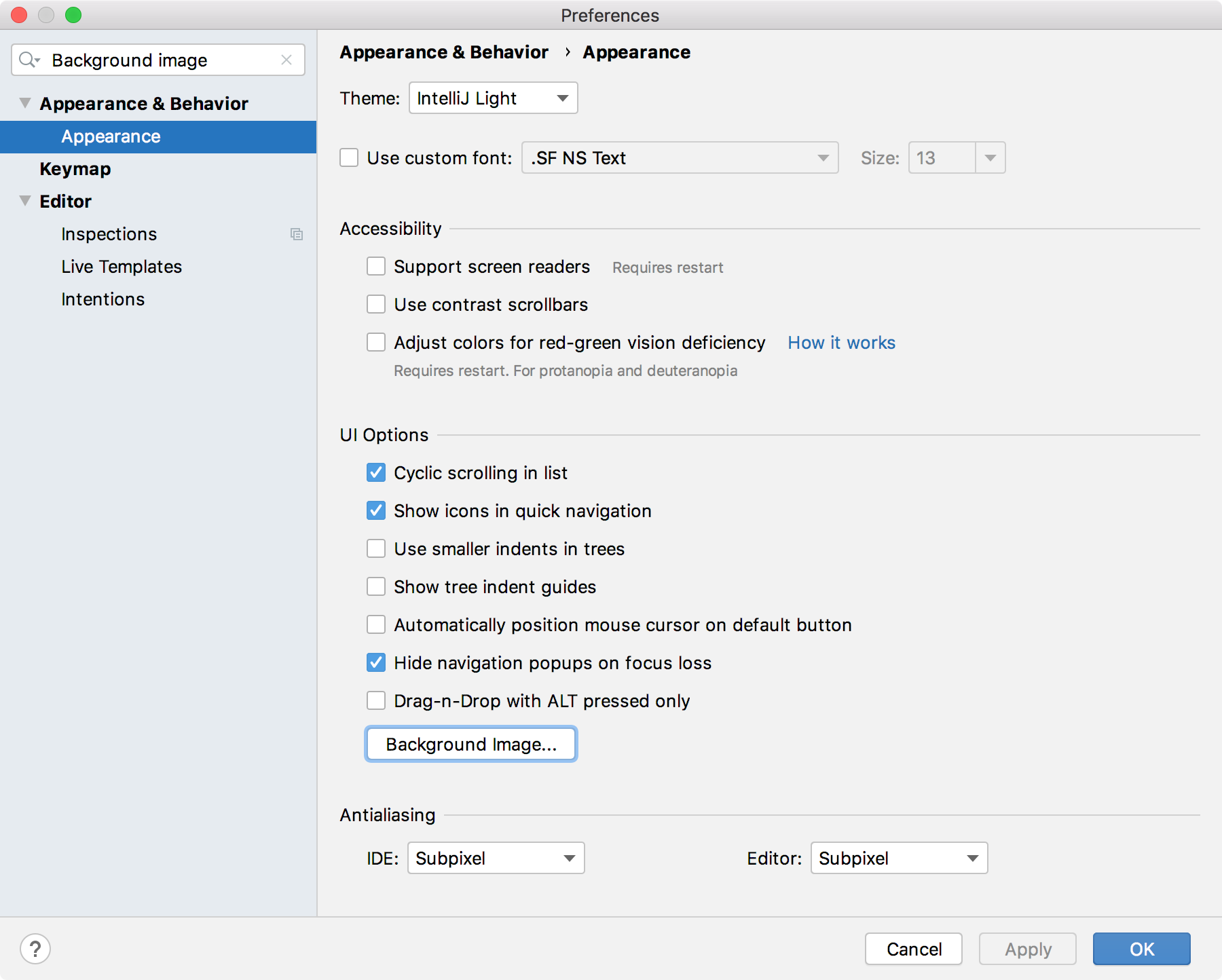 Background image | PyCharm Documentation