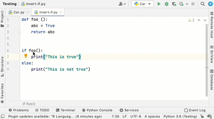 Python code insight | PyCharm Documentation