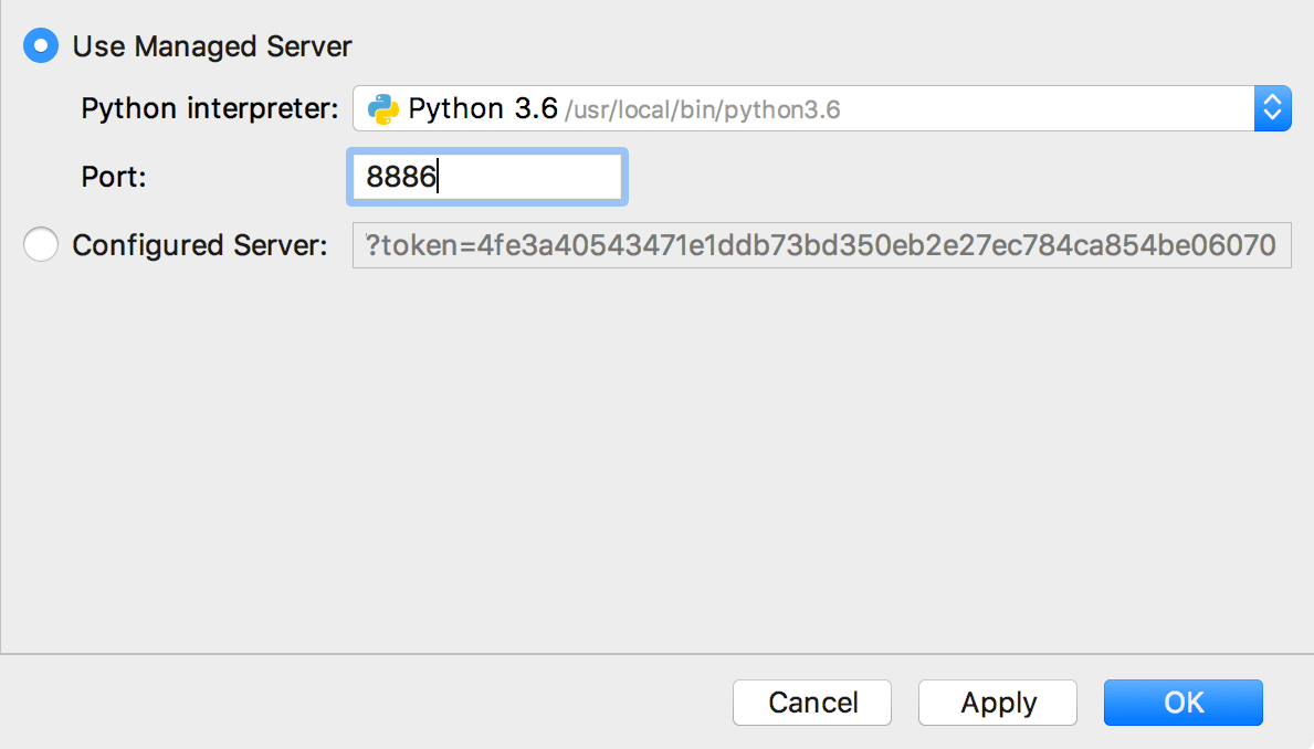 Specifying the port number for the managed server