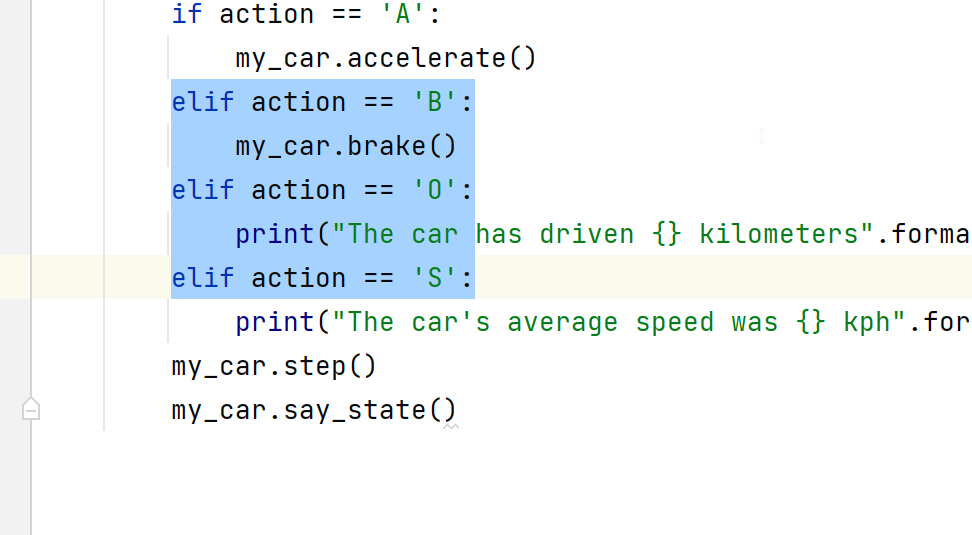 PyCharm: Selecting multiple rectangular fragments of text with the mouse