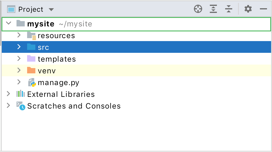 Configuring Project Structure | Pycharm Documentation