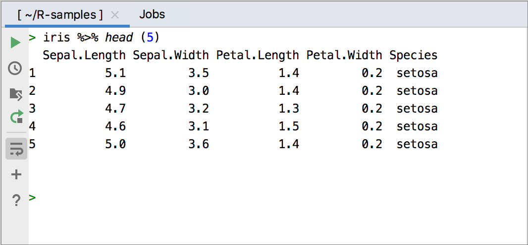 Using magrittr pipe from the R console