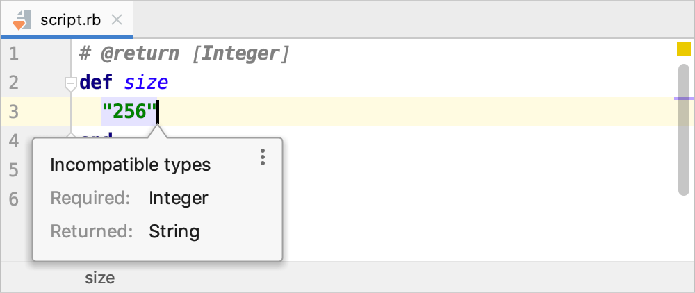 Method return type mismatch