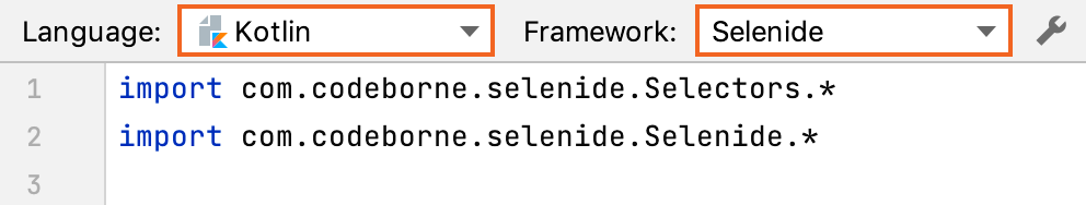 Selenium pog language framework