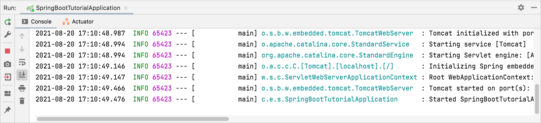 spring boot developer tools intellij