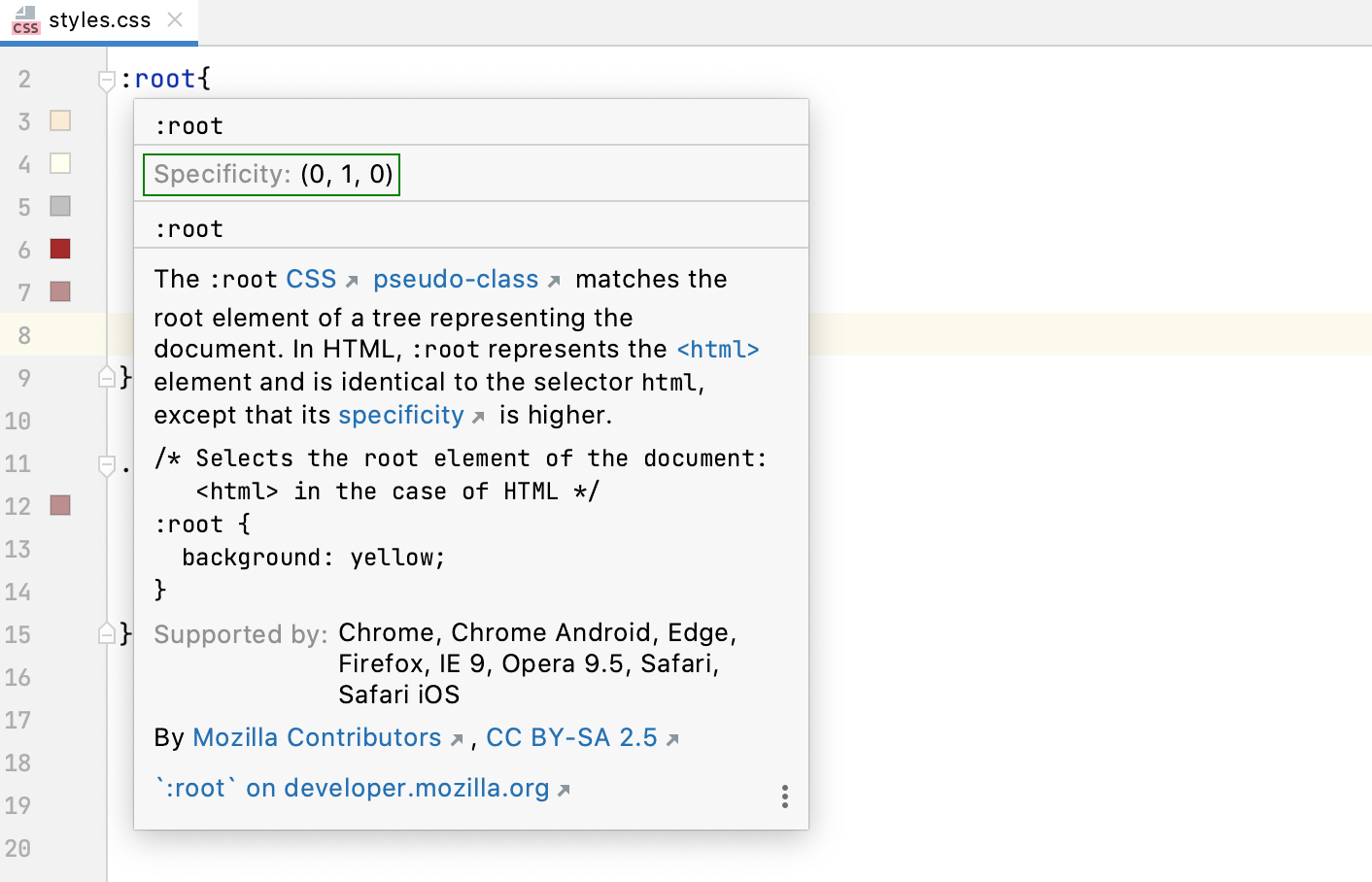 Style Sheets PyCharm Documentation