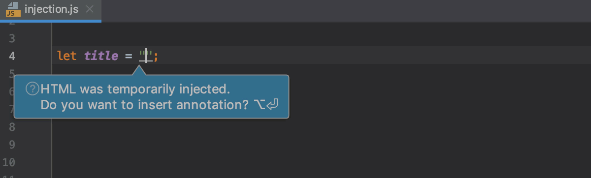 Adding a language annotation automatically