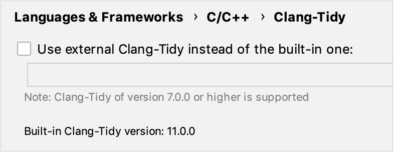 Custom Clang-Tidy binary