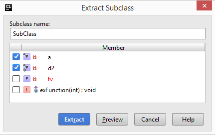 Cl extract subclass error2