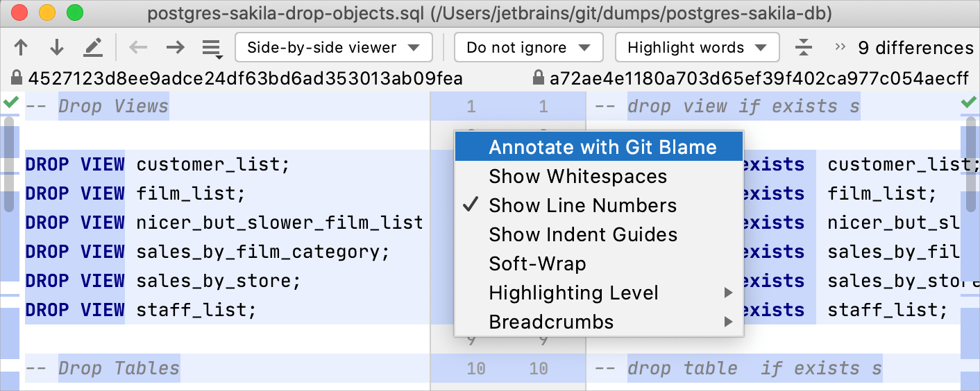 Annotate with GitBlame