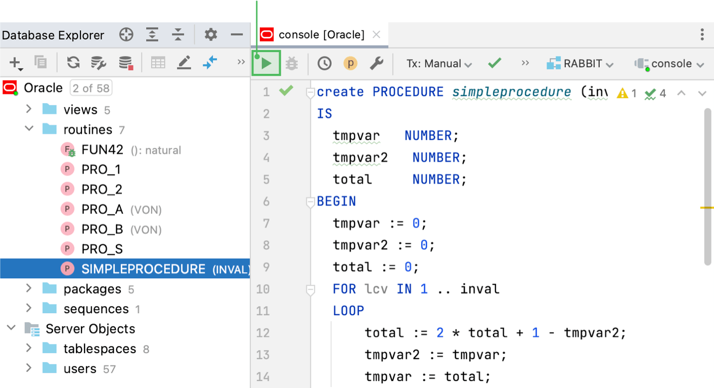 Create a PL/SQL object