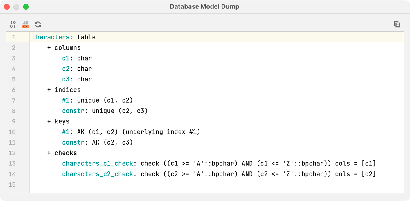 Dump model