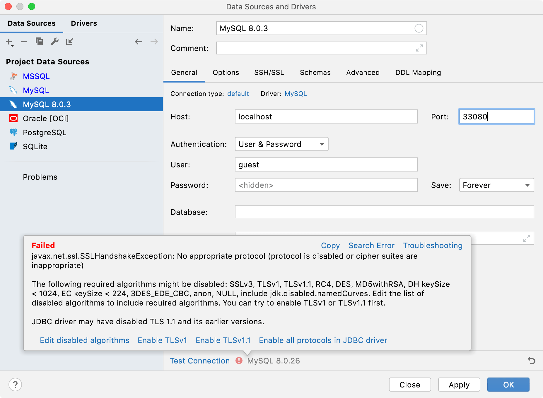 javax.net.ssl.SSLHandshakeException