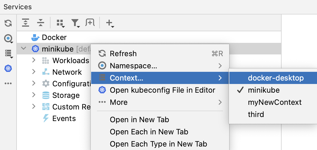 Context context menu