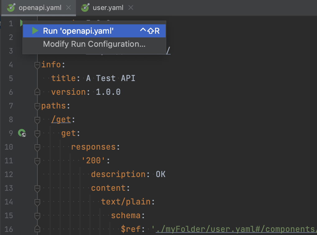 OpenAPI | IntelliJ IDEA Documentation