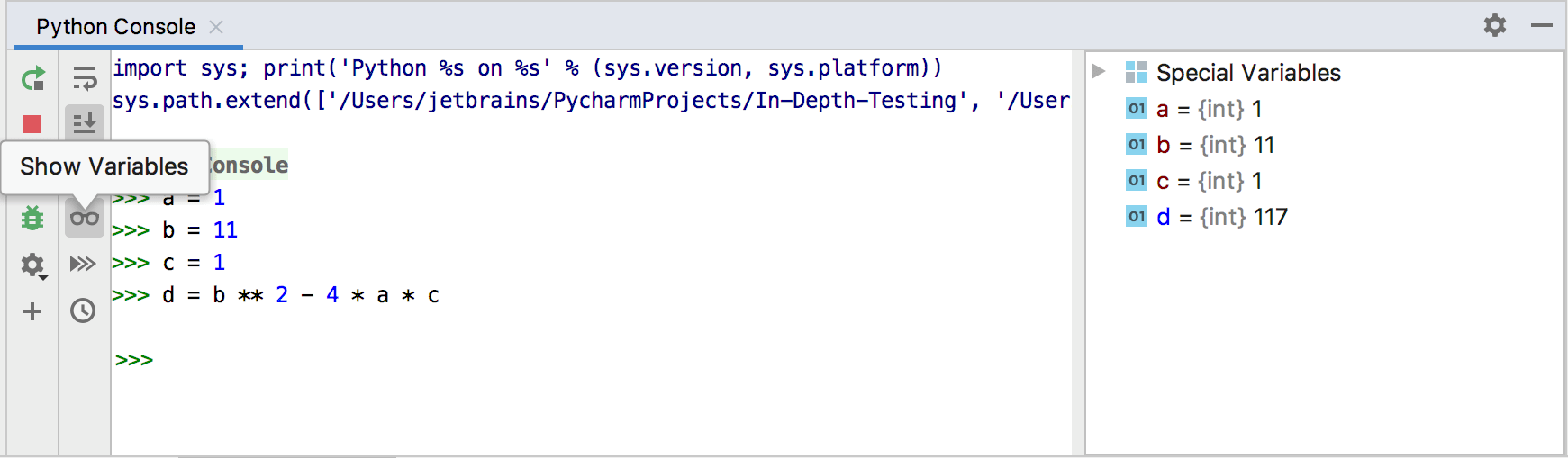 hurtig komme ud for Stewart ø Work with consoles | PyCharm Documentation