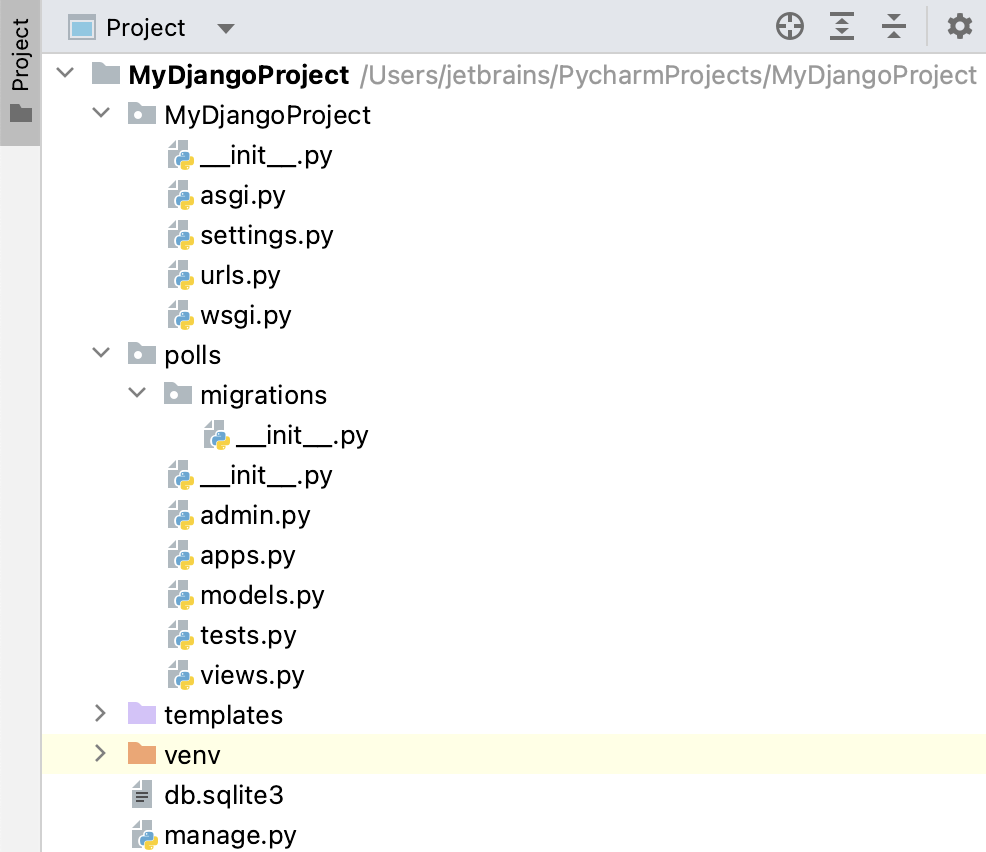 Django project structure