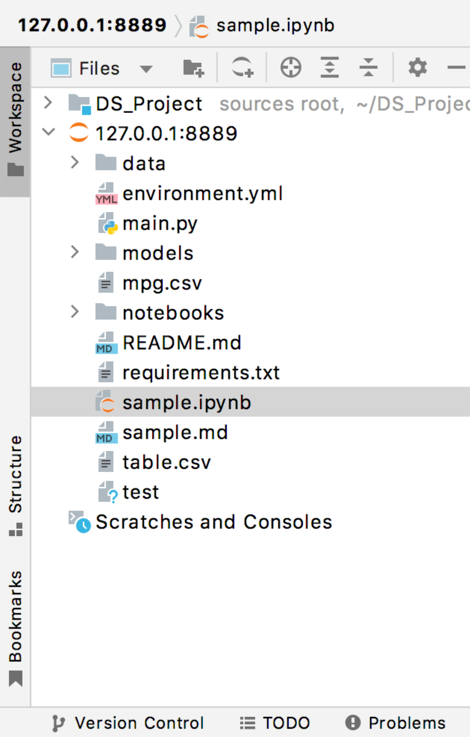 dataspell remote jupyter server