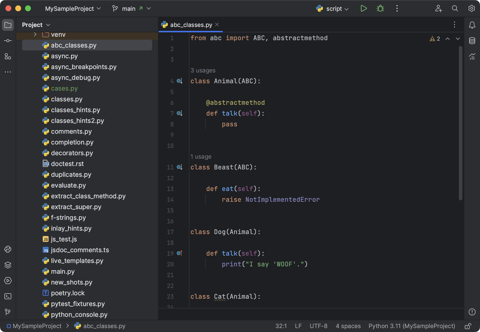 New UI | PyCharm Documentation