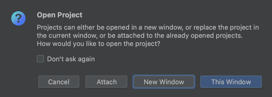 Open, reopen, and close projects | PyCharm Documentation