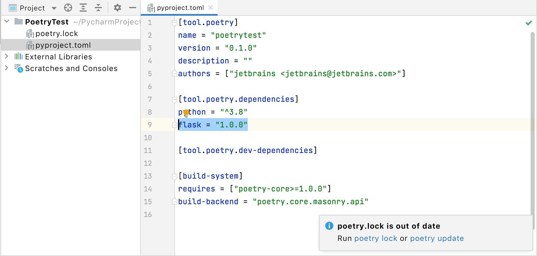 Configure A Poetry Environment | Pycharm Documentation