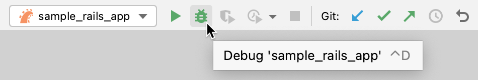 Debug selected configuration