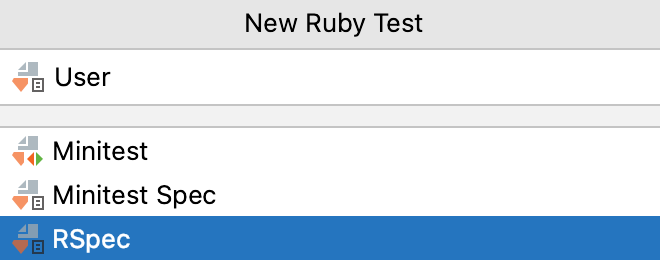 Creating a new RSpec test