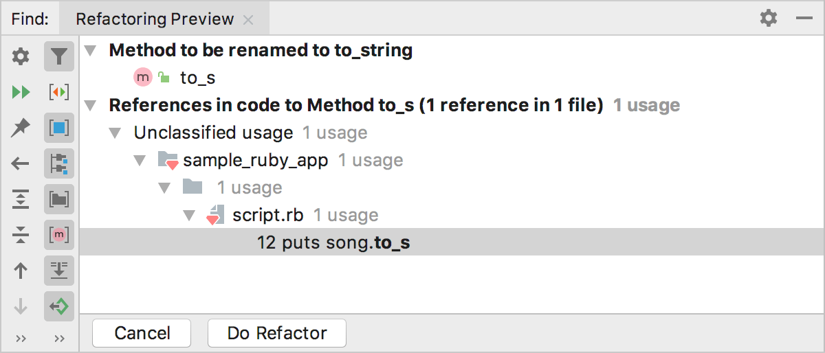 Refactoring Preview window