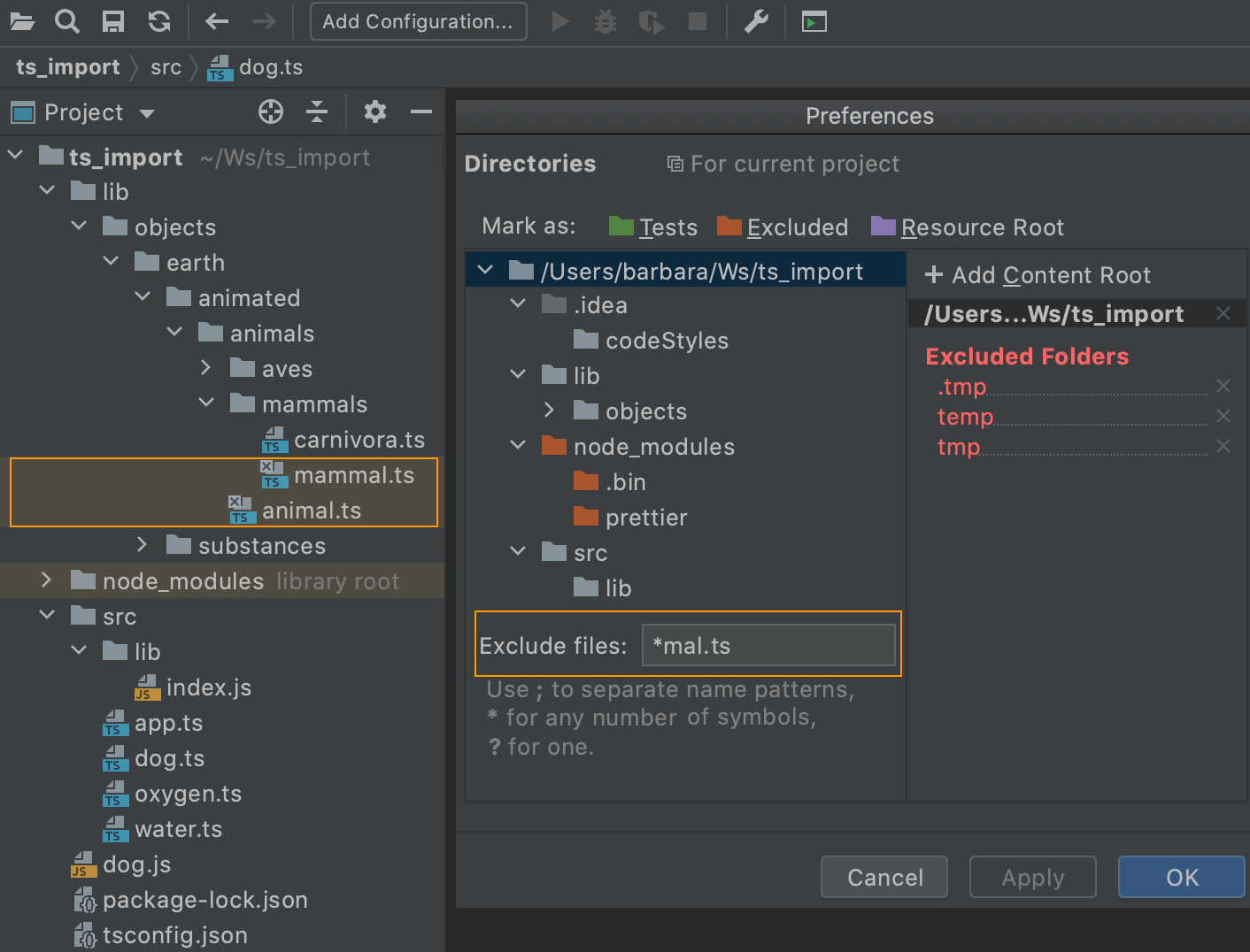 Configuring project structure | WebStorm Documentation