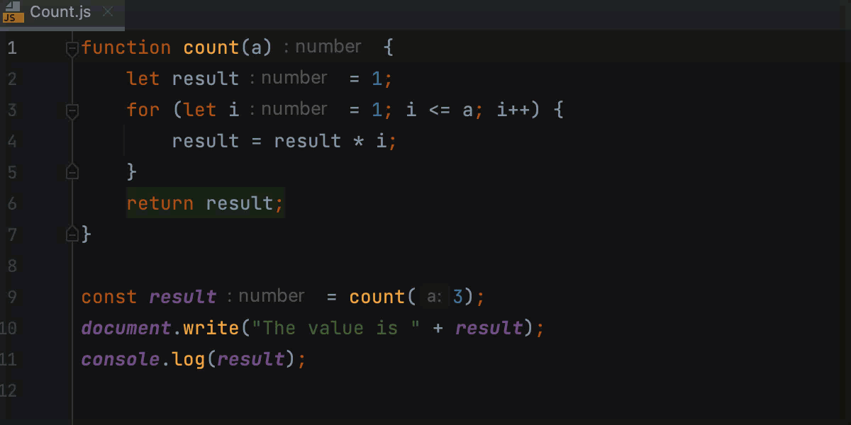 JSDoc comments | WebStorm Documentation