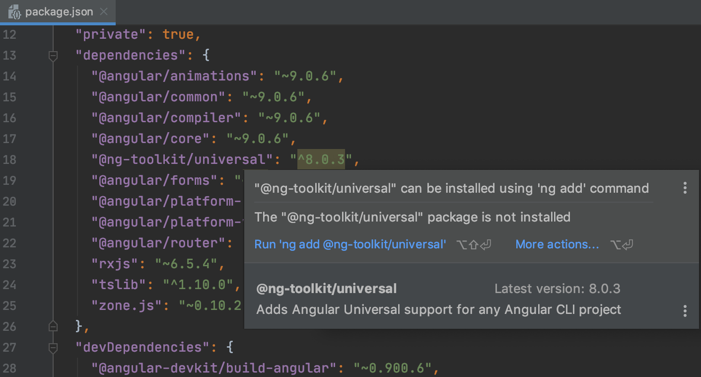 Angular | CLion Documentation
