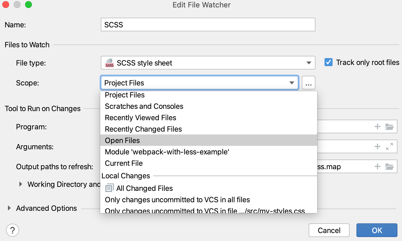 Sass SCSS And Less PhpStorm Documentation