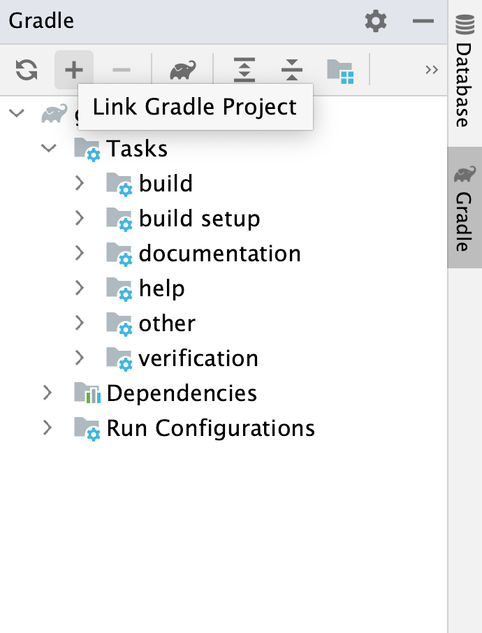 Link Gradle Project