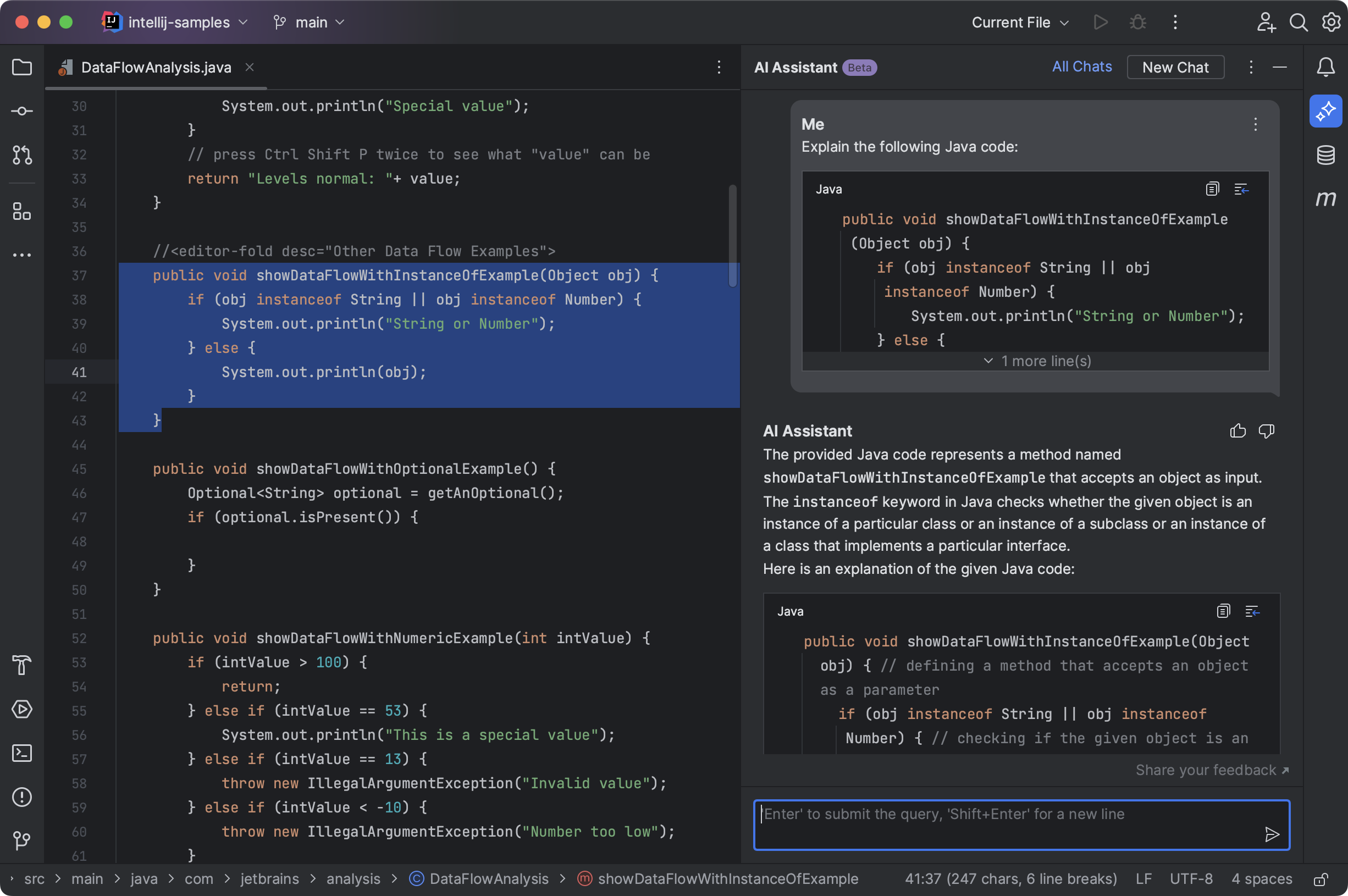 AI Assistant | IntelliJ IDEA Documentation
