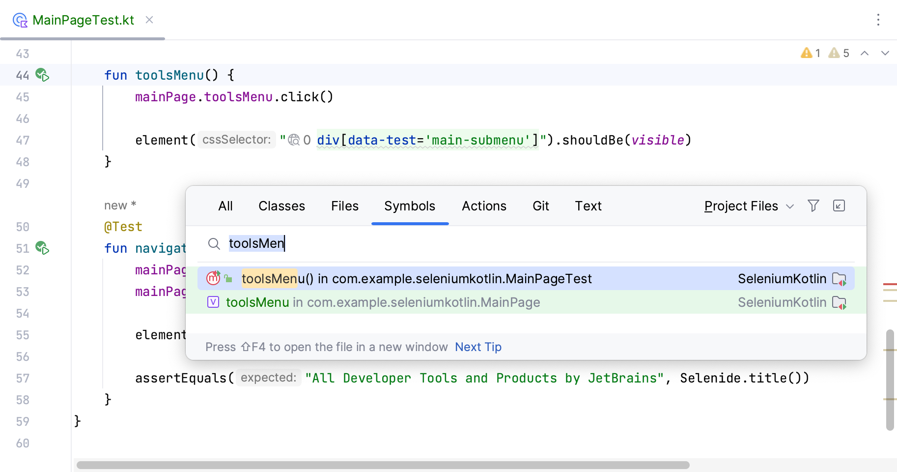 Web UI Test Automation | IntelliJ IDEA Documentation