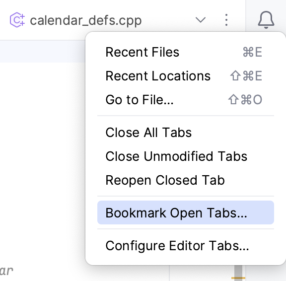 Bookmarking all open tabs