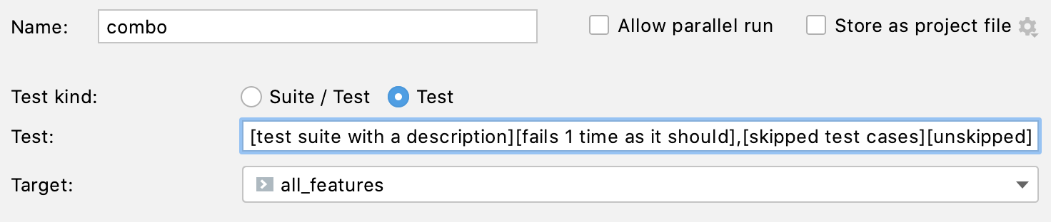 Pattern for a Doctest configuration