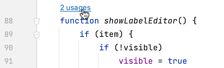 QML symbols usage hints