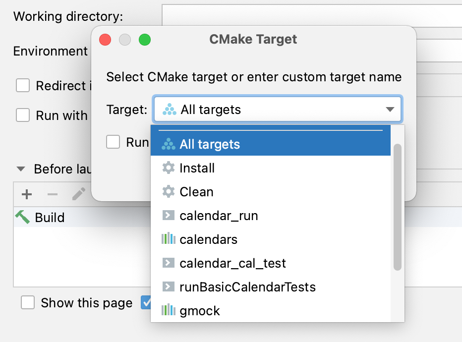 cmake target