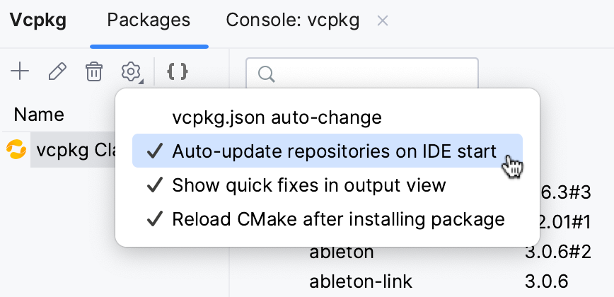 Option to auto-update repositories on IDE restart
