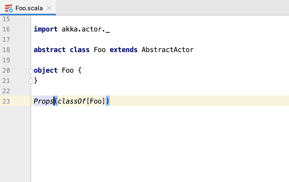 Create a corresponding factory method