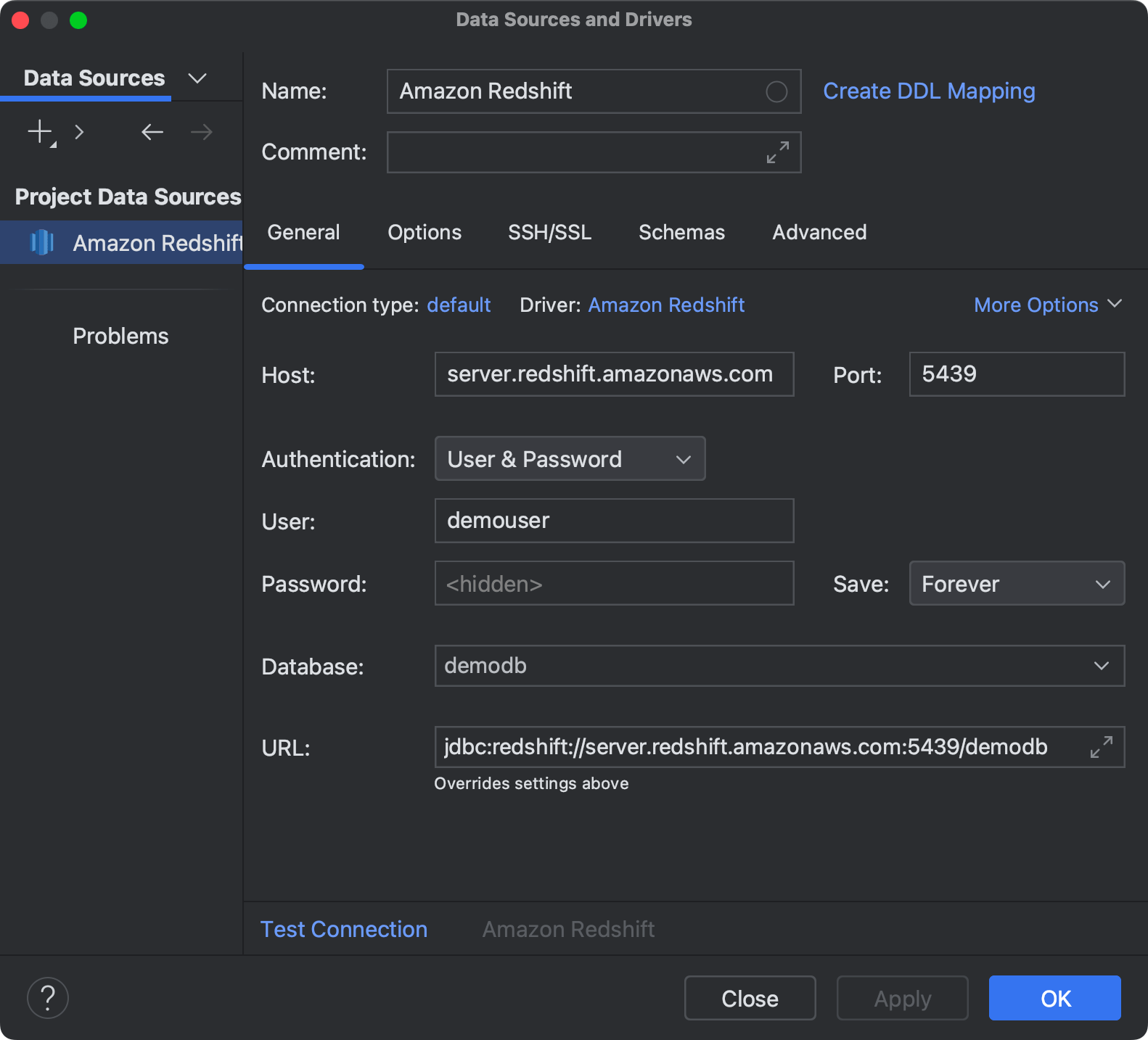 Amazon Redshift | DataGrip Documentation