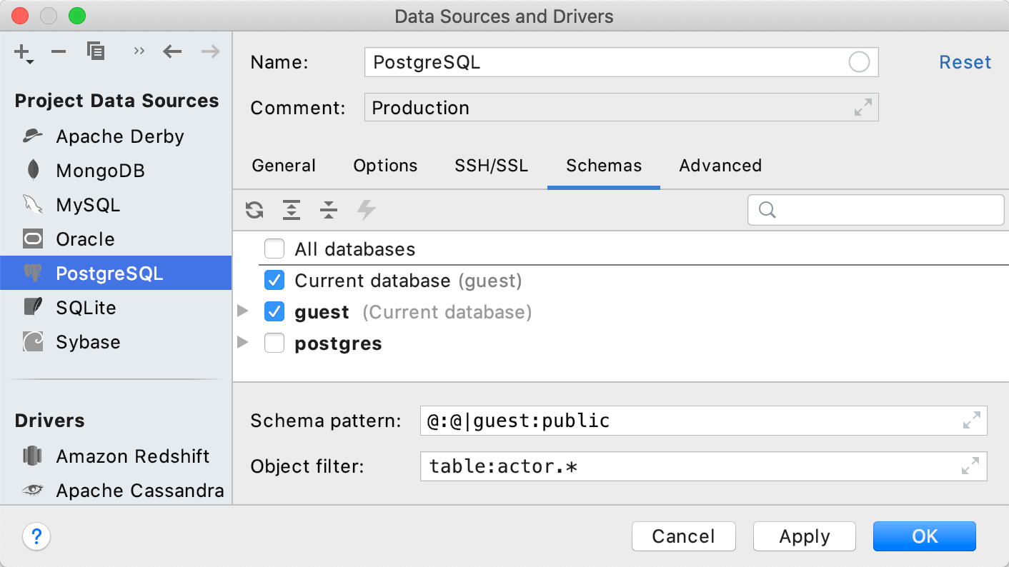 Limit the resolve scope to the actor table