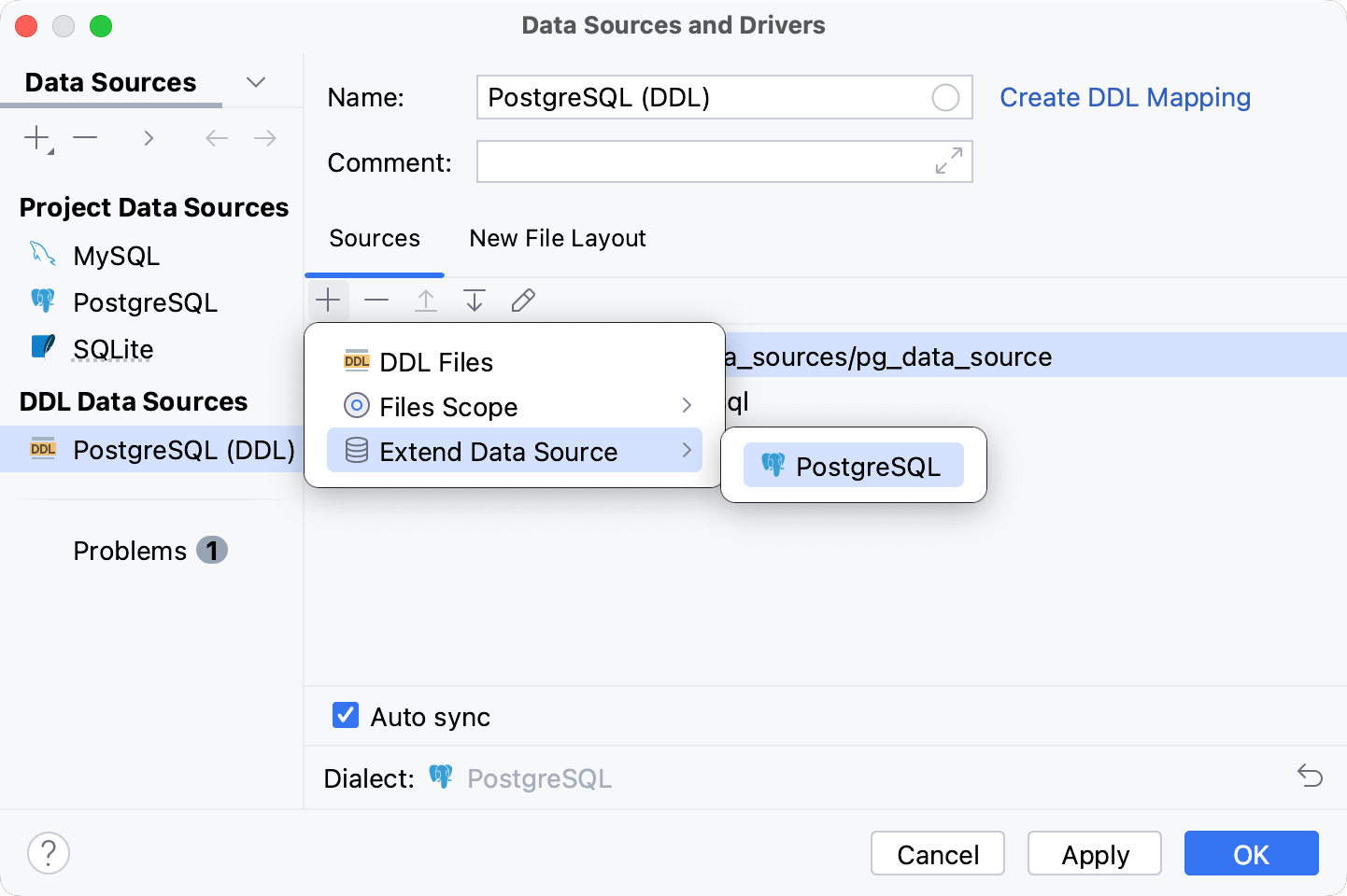 Reference objects in data source