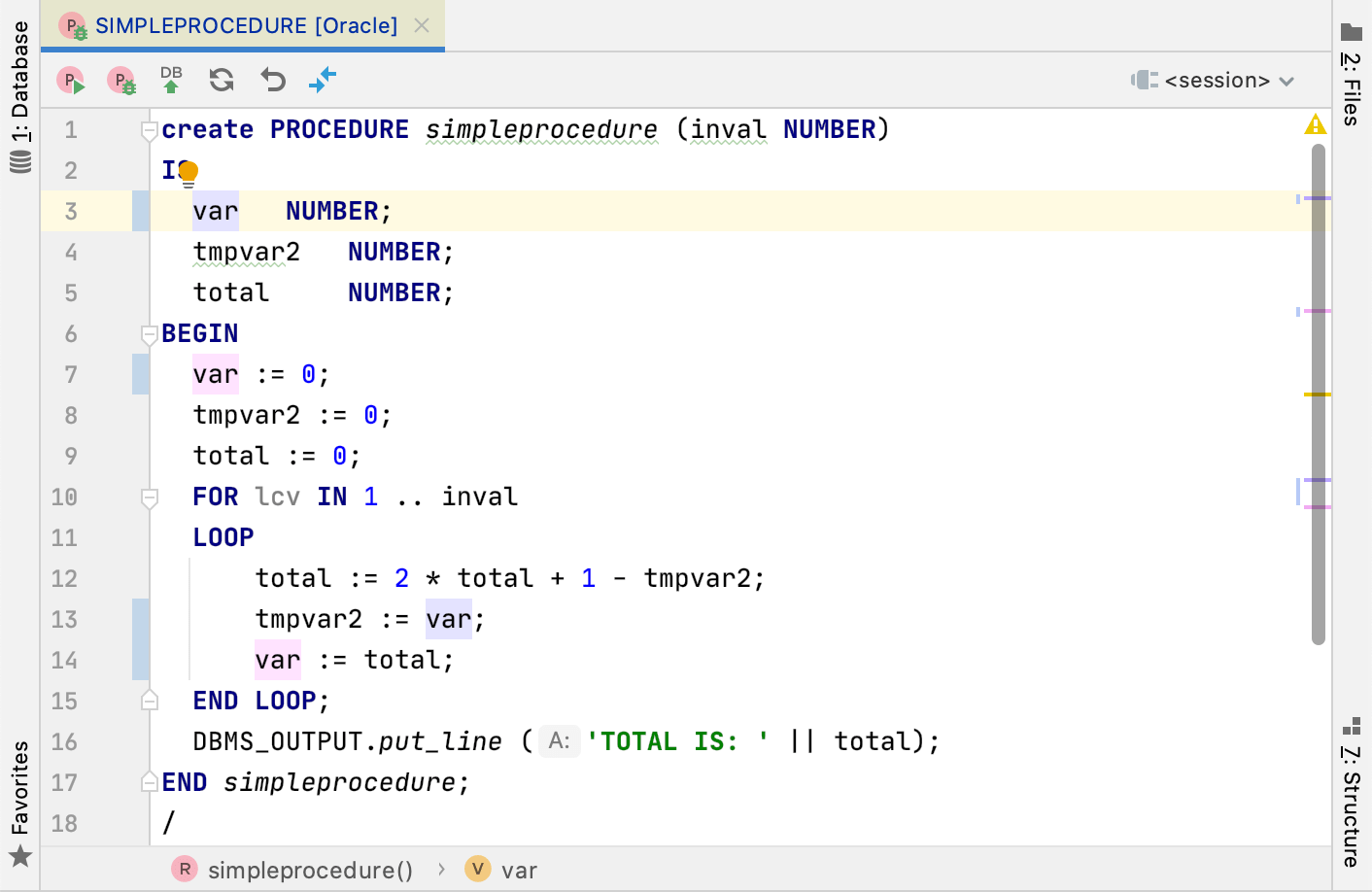 Rename refactoring result