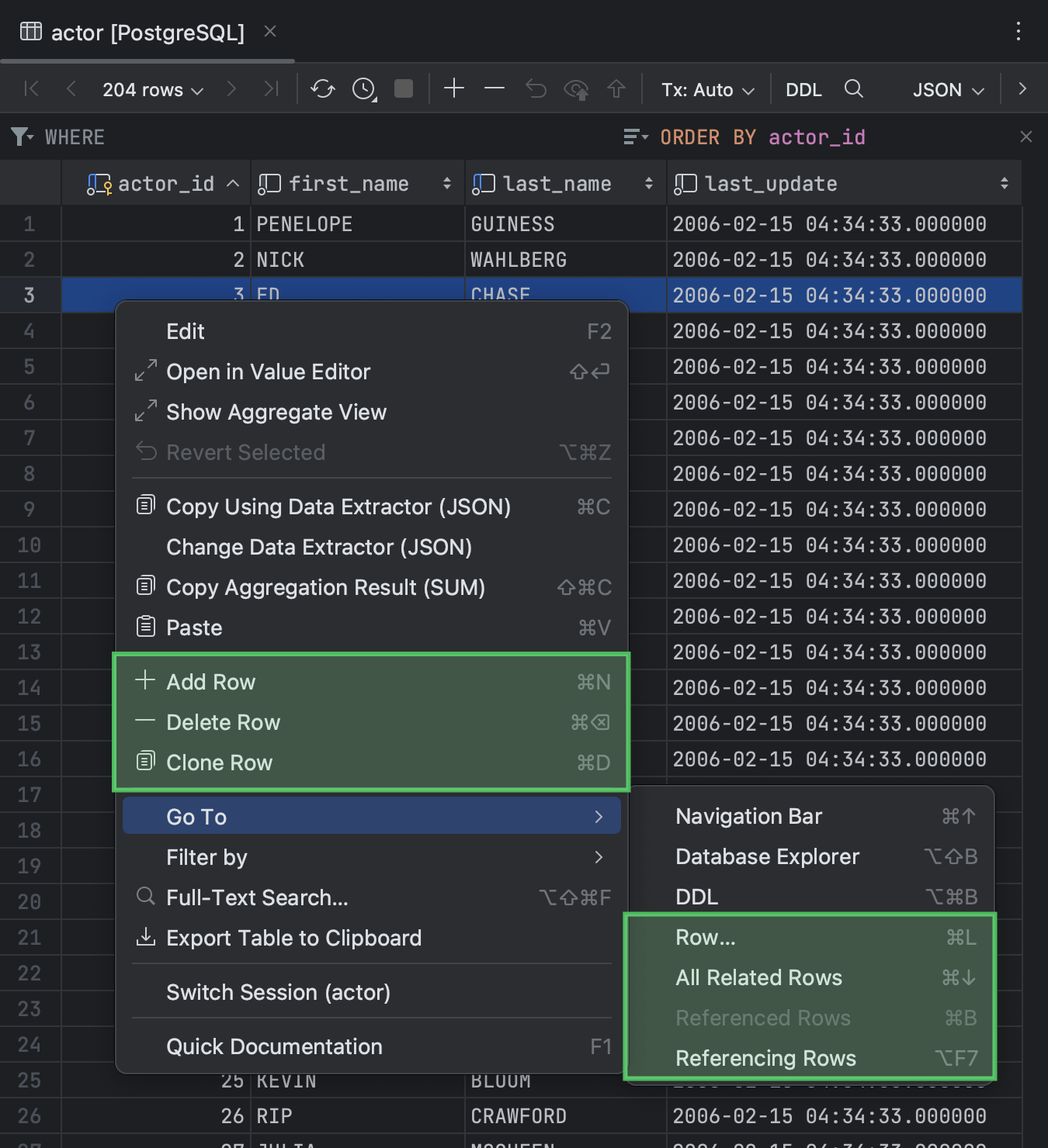 rows-pycharm-documentation