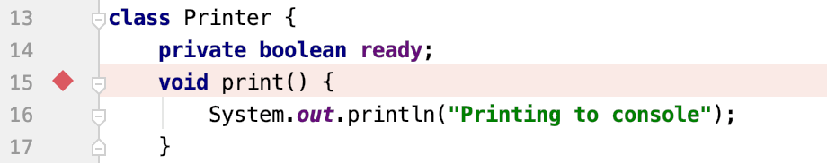 Method breakpoint