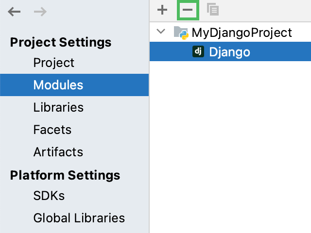 Disabling Django support